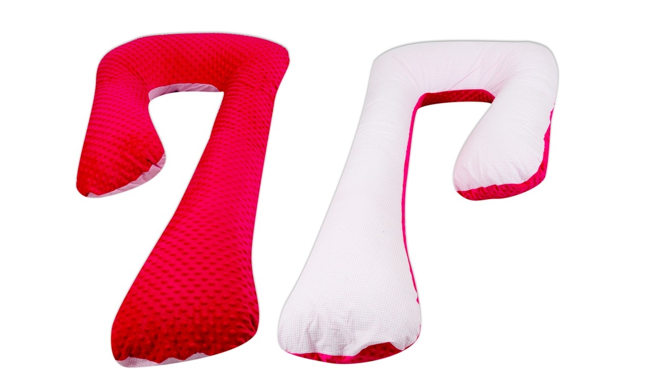 Coussin de maternité, Grossesse/Allaitement, Minky et Coton, forme en 7 - Imagen 2 de 28