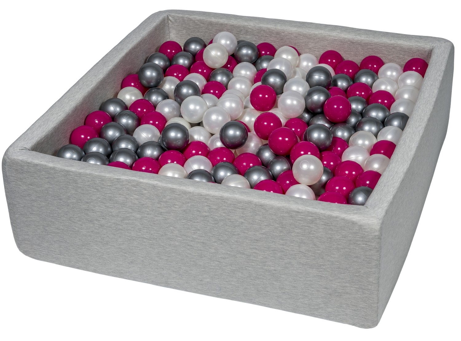 Soft Jersey Baby Kids Children Ball Pit with 450 balls, Gift, 90x90 cm - Picture 22 of 24