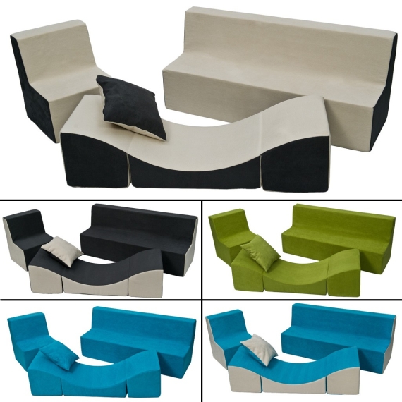 Soft Foam Furniture 3 pcs set: Chair+Sofa+Coach 