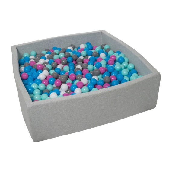 Square large ball pit + 1200 balls